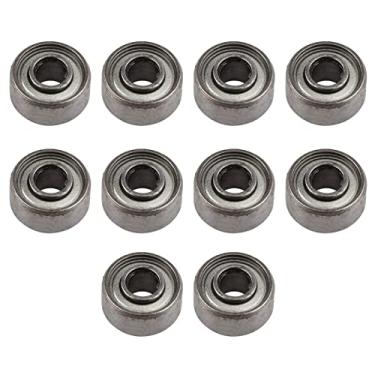 Imagem de Rolamentos de esferas em miniatura Kaufpart 10 peças Rolamento blindado duplo 693ZZ 3(ID)×8(OD)×4mm(T)