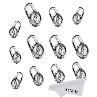 Imagem de AlxCD Ear Gel para fones de ouvido Plantronics M165 Marque 2, pontas de gel de silicone de substituição P/M/G, adequado para Plantronics M165 Marque2 (P/M/G), S/M/L
