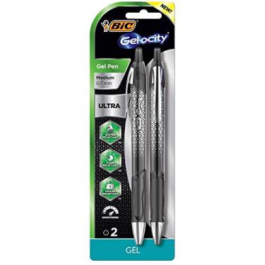 Imagem de 2 pk Gel-ocity caneta gel preta - BIC (pacote com 2)