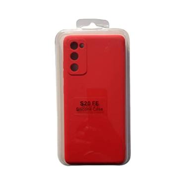 Imagem de Capa Capinha Case Silicone Premium Aveludada Forrada Para Galaxy S20 Fe Tela 6.5 Colorida (Vermelho)