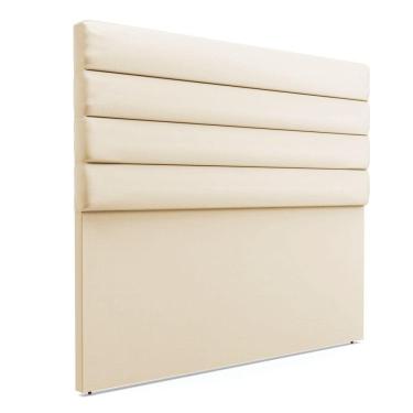 Imagem de Cabeceira Para Cama Box Queen 160 Cm Corino Bege
