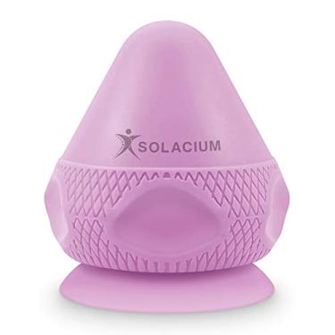 Imagem de Solacium Ferramenta de massagem terapêutica montável – Ferramenta de massagem de parede com ventosa de múltiplas superfícies para músculos doloridos, liberação miofascial, alívio do estresse, ponto de