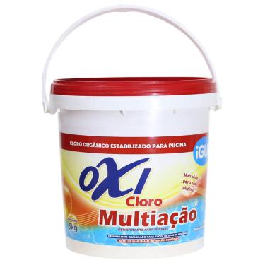 Imagem de Cloro Multiação 5 em 1 para Piscinas - Oxi Cloro iGUi - 3 kg