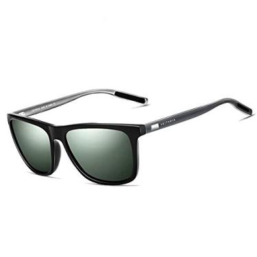 Imagem de Oculos de Sol Masculino Quadrado VEITHDIA com Proteção Uv400 Polarizados Anti-Reflexo 6108 (C7)