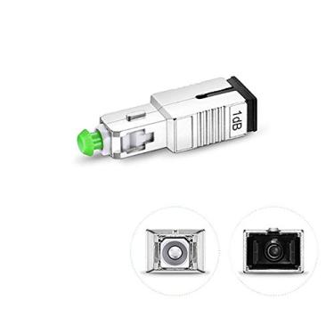 Imagem de Jeirdus 5 peças/lote 1dB SC/APC atenuador de fibra óptica fêmea para macho, SC APC, modo único, simplex fixo, atenuador óptico
