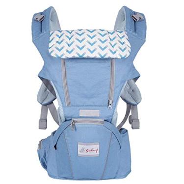 Imagem de Estilingues de porta-bebês de moldura dobrável para bebês, bolsa de mochila para bebês de segurança para bebês recém-nascidos de 0 a 36 meses