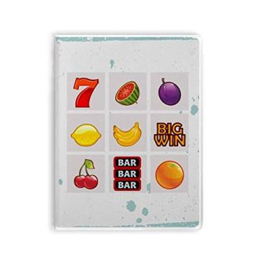 Imagem de Caderno com estampa de ilustração de desenho digital Fruit Goma Diário capa macia