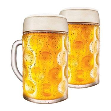 Imagem de Ruvolo, Jogo de Caneca Mass Krug G, Caneca de Vidro 2 pcs 1250ml