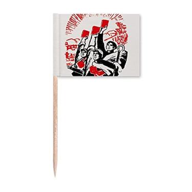 Imagem de Marcador de palitos chineses de água soldado camponesa para decoração de festa