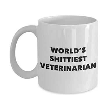 Imagem de Caneca de café Veterinarian – Veterinário mais do mundo – Presentes para veterinários – Ideia engraçada de – Pode adicionar ao presente B