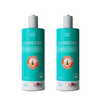 Imagem de Cloresten Shampoo Antibacteriano Dr. Clean - 500 ml - Combo 2 Unidades
