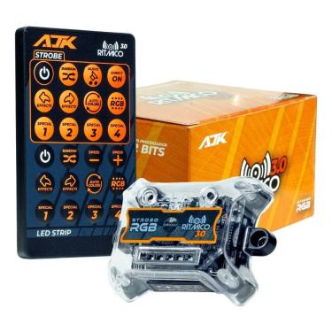 Imagem de Central Strobo RGB AJK Rítmico 3.0 + Controle