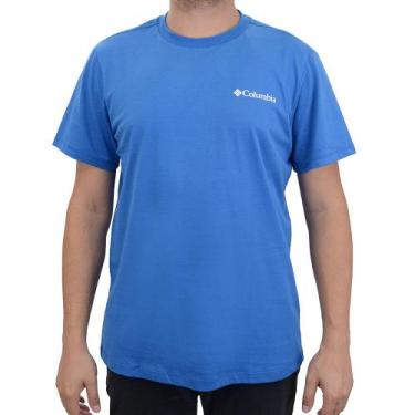 Imagem de Camiseta Masculina Columbia Mc Basic Azul Claro - 3203