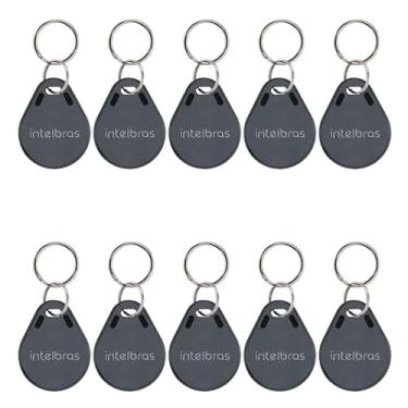 Imagem de kit 10 Chaveiro de acesso por proximidade RFID TH 1000 Tag 125 kHz Intelbras