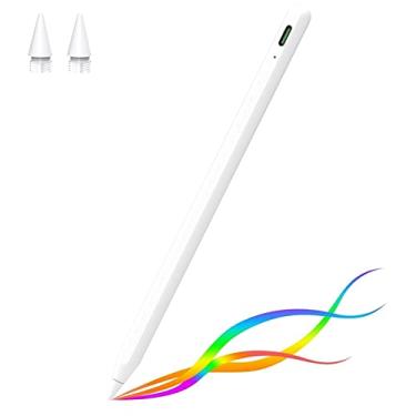 Imagem de Caneta Stylus para iPad 9ª e 10ª geração-2X Fast Charge Active Pencil compatível com Apple Pen Pencil 1ª/2ª geração, Stylus para iPad Air 5/4/3, iPad Pro12.9 6ª/11 4ª, Rejeição de Palma