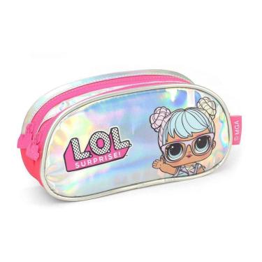 Imagem de Estojo Escolar Duplo Compartimento Lol Surprise Holográfico