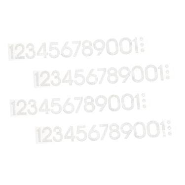 Imagem de Anneome 40 Unidades Adesivos Digitais Suprimentos Domésticos Remendo De Roupa De Costura Ferro Em Números Chapéus Adesivo Por Números Suporte De Balão Strass Produtos Para o Lar Fragmento