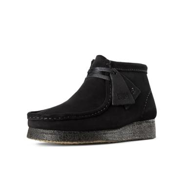 Imagem de Clarks Bota feminina Wallabee, Camurça preta, 6.5