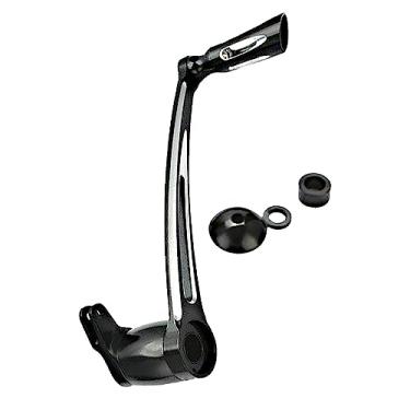 Imagem de KACEPAR Pedal de alavanca de câmbio de marcha de motocicleta, pedal de câmbio de alavanca de freio de motocicleta, 1996-2013 compatível com Harley Touring Electra Glide - Preto