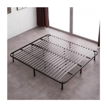 Imagem de Estrutura De Cama Queen Dobrável, Estrutura De Cama Dupla Com Perna De Apoio Forte, Estrutura De Cama De Metal Queen, Para Quartos, Apartamentos, Hotel (Color : Style 2, Size : 71x79in)