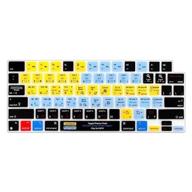 Imagem de Capa de teclado de atalho para MacBook Air 2023 34.5 cm 38.9 cm M2 A2681 A2941/MacBook Pro 35.6 cm 40.6 cm A2991 A2992 A2442 A2779 A2780 A2485, capa de teclado de silicone (Serato - Scratch Ao vivo)