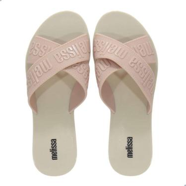 Imagem de Tamanco Melissa M-Lover Slide Bege Rosa