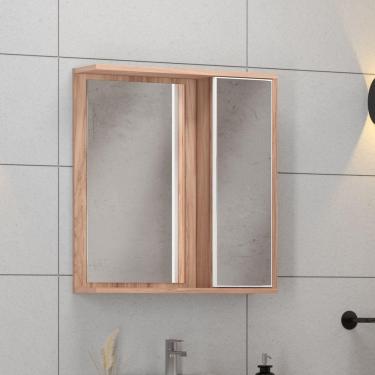 Imagem de Armário para Banheiro 60cm Desarmado Tivoli Nogal