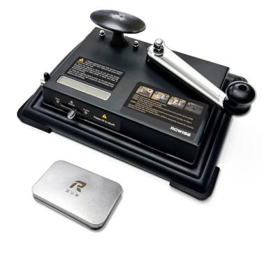 Imagem de ROWISE Máquina de enrolar cigarros, novo rolo injetor de tabaco manual para cigarro serve para tubo de rolamento de diâmetro 0,31"/8 mm, máquina de rolo de cigarro portátil para tamanho de tubo: 100