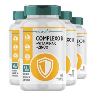 Imagem de Complexo B Nutralín com Vitamina C e Zinco 60 Comprimidos 4un