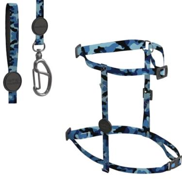 Imagem de Kit Coleira H Com Guia Para Gatos Com Ajuste Confortável – Estampas Variadas