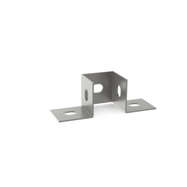 Imagem de Base Galvanizada P/ Ligação Em Painel Flange 38x38 1936177 - Inecel