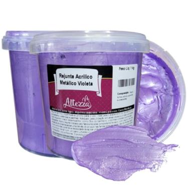 Imagem de Rejunte Acrílico Violeta Metálico 1 Kg Rejuntamento Altezza
