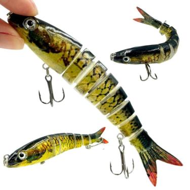 Imagem de Isca Artificial Tuvira Articulada Pegadeira Para Robalo Tucunaré 13.4cm 18g Cor13-Unissex