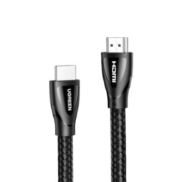 Imagem de Cabo de Vídeo Hdmi 2.1 Resolução até 8K-60Hz Macho/Macho 2 Metros Preto Conector Reforçado Compatibilidade Universal Plug and Play para Diversos Dispositivos