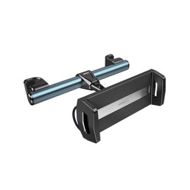 Imagem de APPS2Car Suporte de tablet de encosto de cabeça para carro, suporte de tablet para assento traseiro, itens essenciais de viagem para crianças, suporte para tablet de carro de 4,7 a 13 polegadas para