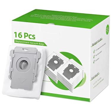 Imagem de Rowhalf Pacote com 16 Sacos de Vácuo, Filtragem Eficaz de Poeira, Compatível com iRobot Roomba i&s&j Series, para i3+, i4+, i5+, i6+, J6+, i7, i7+, j7, j7+, i8+, J8+, J9+, s9+
