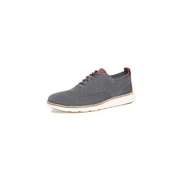 Imagem de Cole Haan Original Grand Knit Wingtip II Oxford masculino, Ímã/marfim, 40