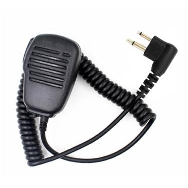 Imagem de Alto-falante de microfone de ombro bidirecional para rádio Motorola EP450 Walkie Talkie