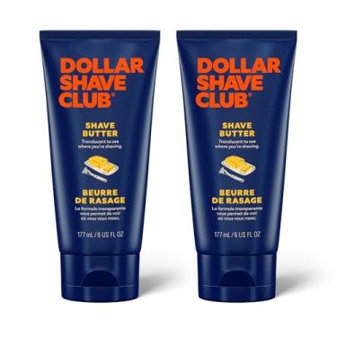 Imagem de Dollar Shave Club | Shave Butter 2-Pack | For Sensitive Skin, A Translucent Shaving Cream & Gel Alternative, Designed For A Gentle Glide, Helps To Fight Razor Bumps and Ingrown Hairs, Blue