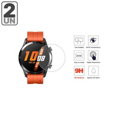 Imagem de Kit 2x Películas protetoras de vidro para Huawei GT2 46mm - Estilo no 