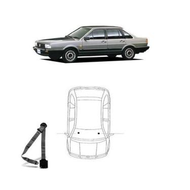 Imagem de Cinto de Segurança retrátil de 3 pontos dianteiro VW Santana - HCML, C