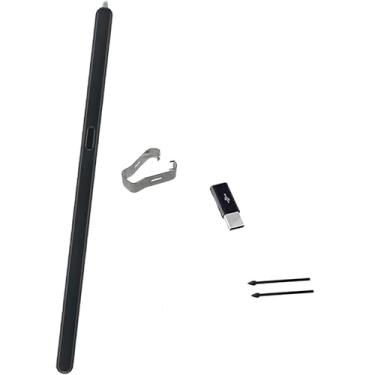 Imagem de Galaxy Z Fold 6/5 S Pen Fold Edition Z Fold 5 Slim S Pen para Samsung Galaxy Z Fold 6 S Pen Fold 5 (EJ-PF946BBEGUS) Caneta Stylus de substituição com pontas/pontas + conversor tipo C (preto)