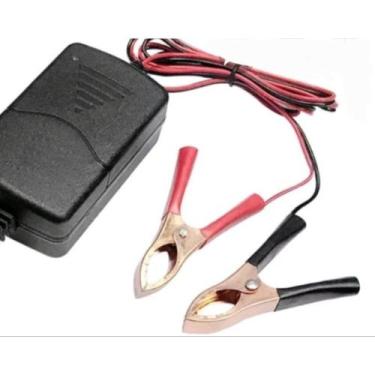 Imagem de Carregador Bateria 12V 2A para Moto C/ Garra Bivolt - adapter
