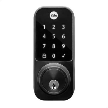 Imagem de Fechadura Digital De Embutir YDD 120 Externa Preta Yale