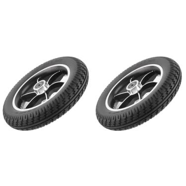 Imagem de Rodas de Pneus de Substituição, 2 Peças, 10 Polegadas, Mobilidade Sólida, Pneu de Roda de Scooter, Borracha Inflável para Cadeira de Rodas Dianteira Elétrica