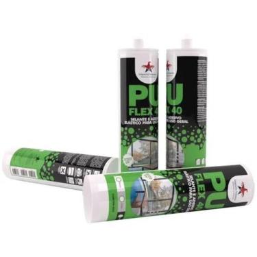 Imagem de Pu flex 40 selante e adesivo elastico para uso profissional preto - IM
