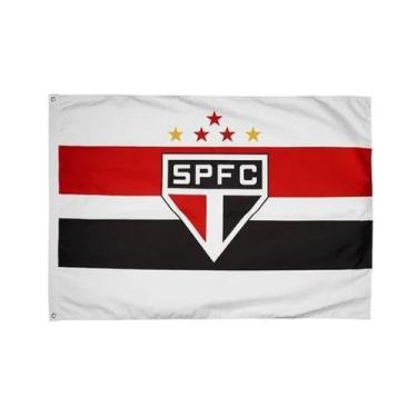 Imagem de Bandeira Oficial do São Paulo 90x1,28m Dupla Face 2 Panos - BC ARTS ES