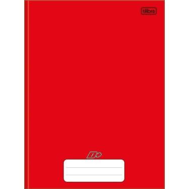 Imagem de Caderno Costurado Tilibra Universitário Capa Dura D+ Vermelho 48 Folha