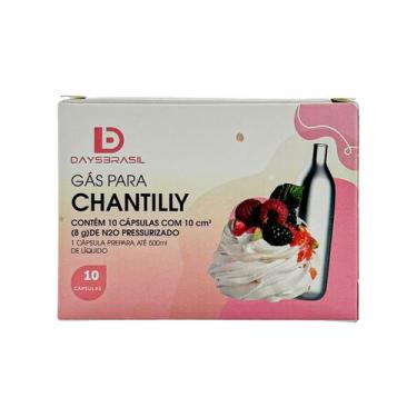 Imagem de Cápsulas de Gás para Chantilly DaysBrasil para Sifão 10un