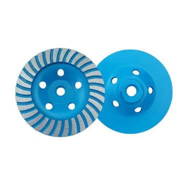 Imagem de Disco Rebolo De Desbaste Diamantado Turbo 115MM Rosca M14 Para Esmeril